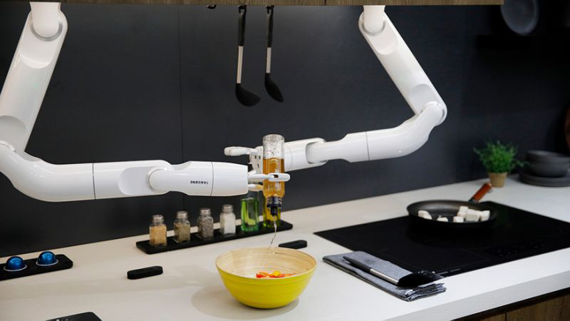 CES 2020 سر آشپز رباتیک سامسونگ در نمایشگاه