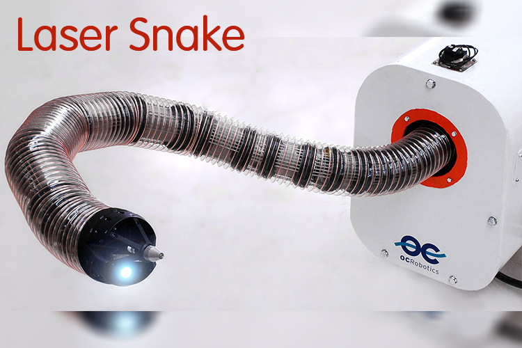 ربات برای جوش کاری و برش laser snake