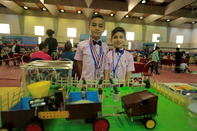 ربات های مزرعه دار در لیگ ربات های خلاقانه استیم کاپ ایران 2019