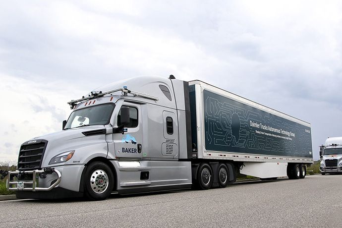 کامیون هوشمند شرکت دایملر (Daimler)